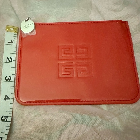Givenchy Glossy Red Faux Leather Cosmetic Pouch  Novelty GWP - Picture 3 of 6